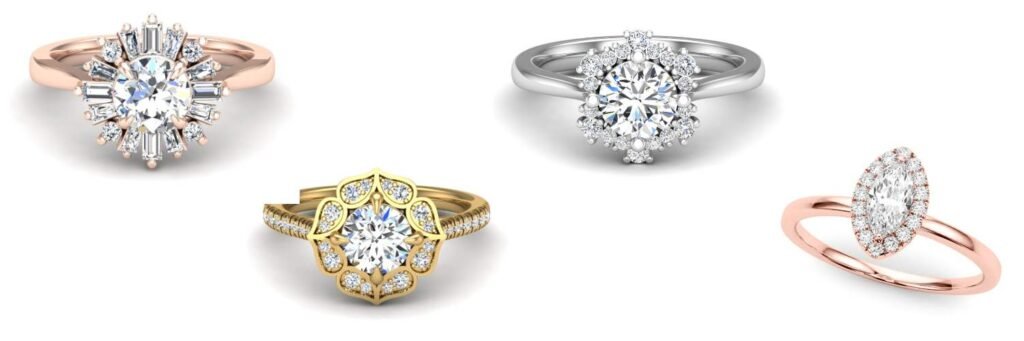 Popular Halo Engagement Ring Styles at Rare Carat