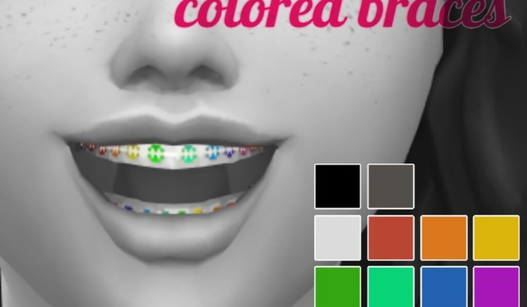 Sims 4 Rainbow Braces MagicBot