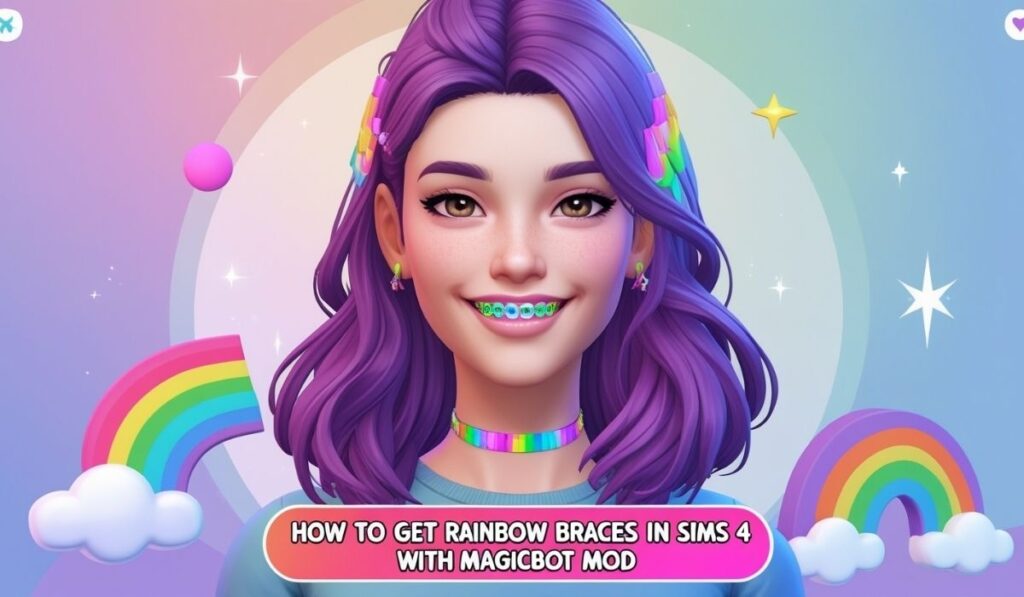 Sims 4 Rainbow Braces MagicBot