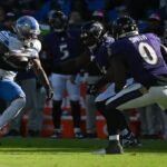 Detroit Lions vs Baltimore Ravens Match Player Stats
