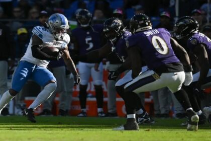 Detroit Lions vs Baltimore Ravens Match Player Stats