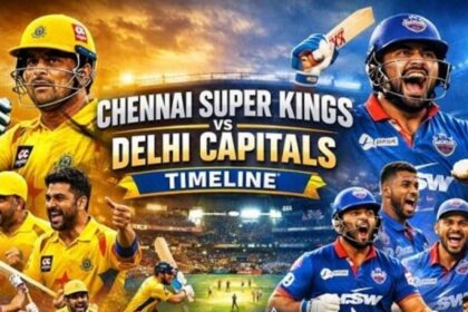 delhi capitals vs chennai super kings timeline