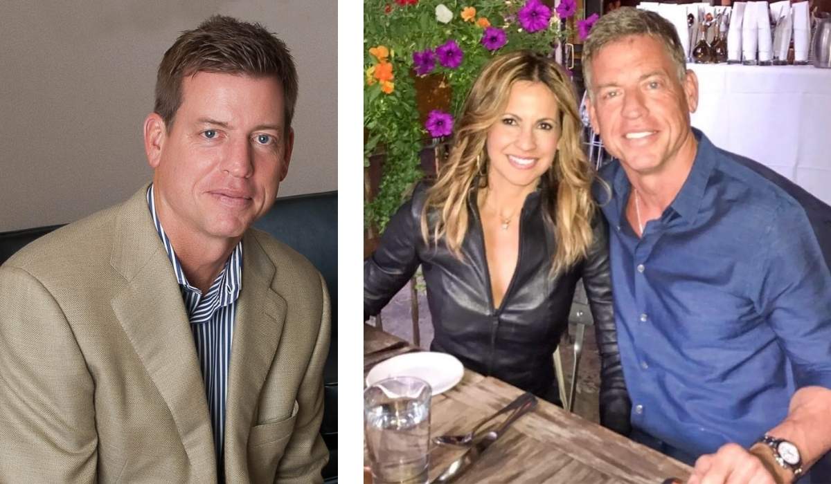 who is troy aikman married to